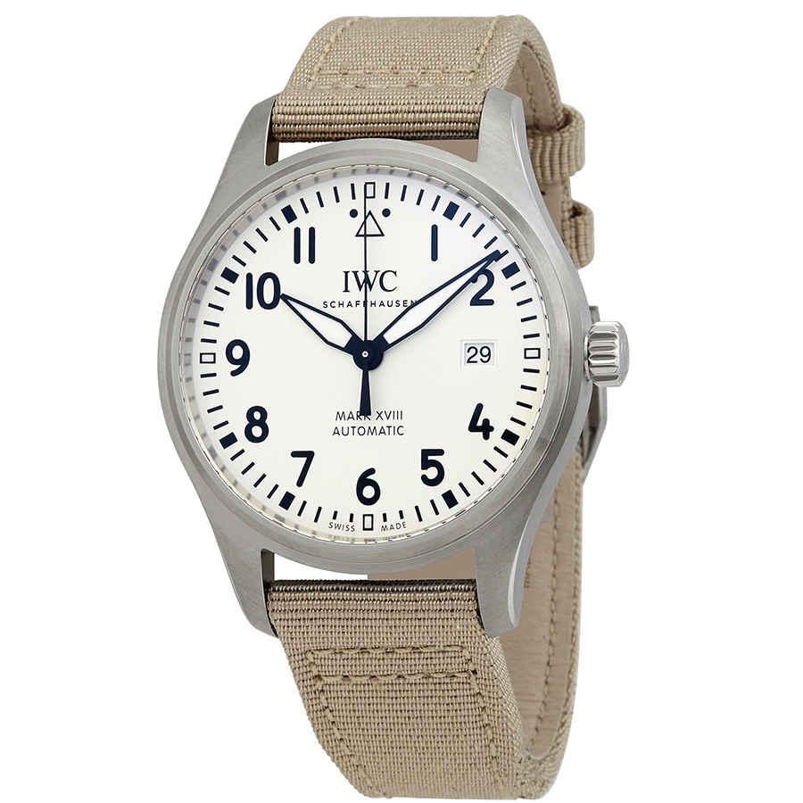 商品IWC Schaffhausen|Pilot's Mark XVIII Automatic Mens Watch IW327017,价格¥26673,第1张图片