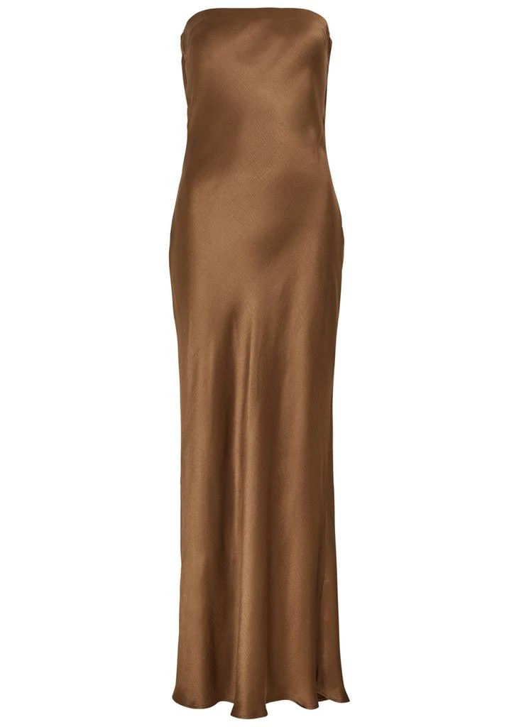 商品Bec & Bridge|Moon Dance strapless satin maxi dress,价格¥1816,第1张图片