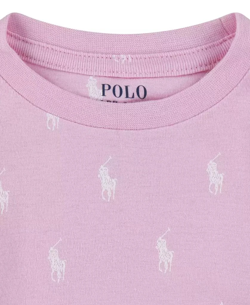 商品Ralph Lauren|Girls Toddler 2T-4T 2-Piece Long-Sleeve T-Shirt and Pants Pajama Set,价格¥365,第3张图片详细描述