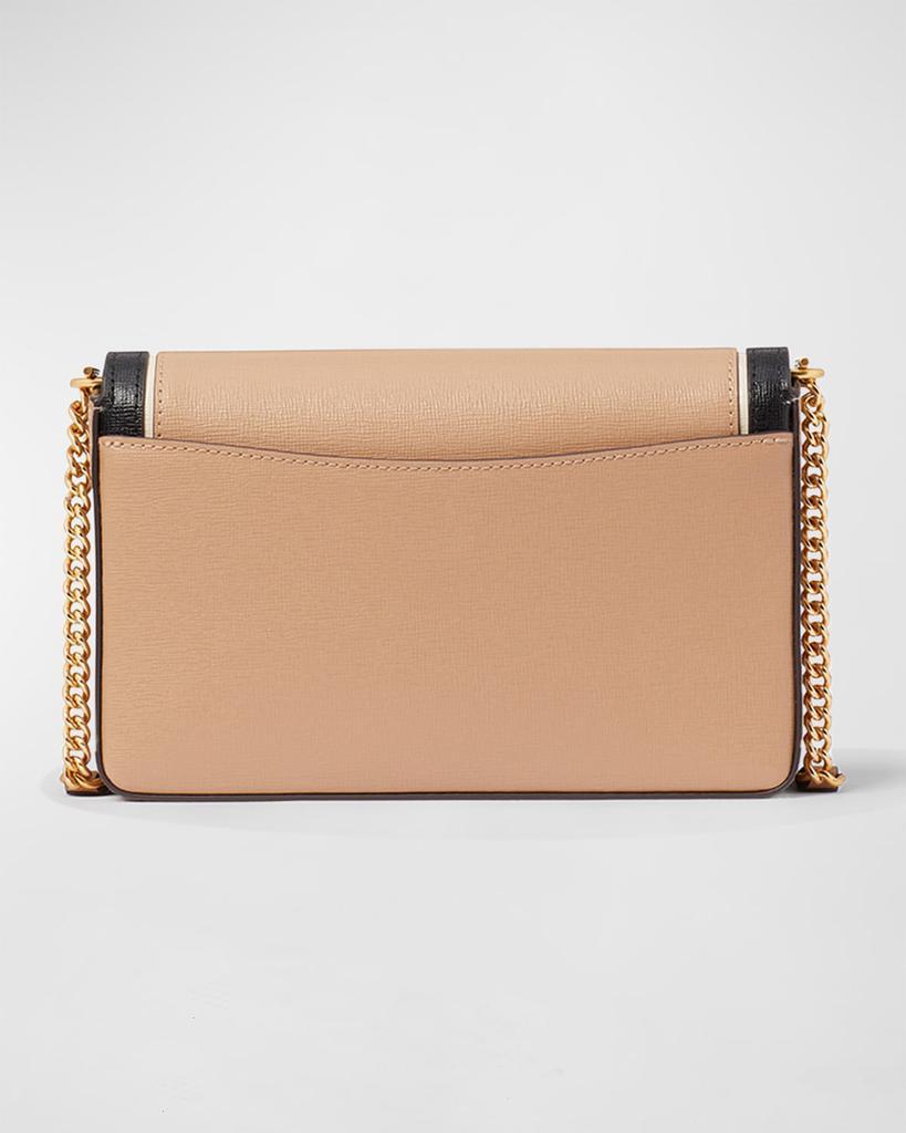 商品Kate Spade|flap leather chain crossbody bag,价格¥1818,第5张图片详细描述