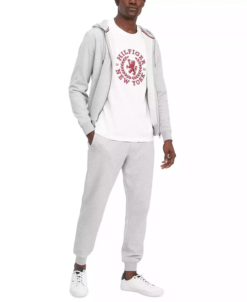 商品Tommy Hilfiger|Men's Long Sleeve Zip-Front Flag Logo Hoodie,价格¥678,第4张图片详细描述