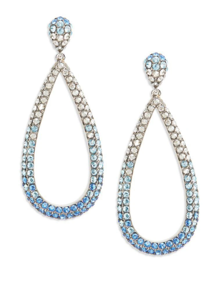 商品Nadri|Ombre Stone and Silver Drop Earrings,价格¥602,第2张图片详细描述