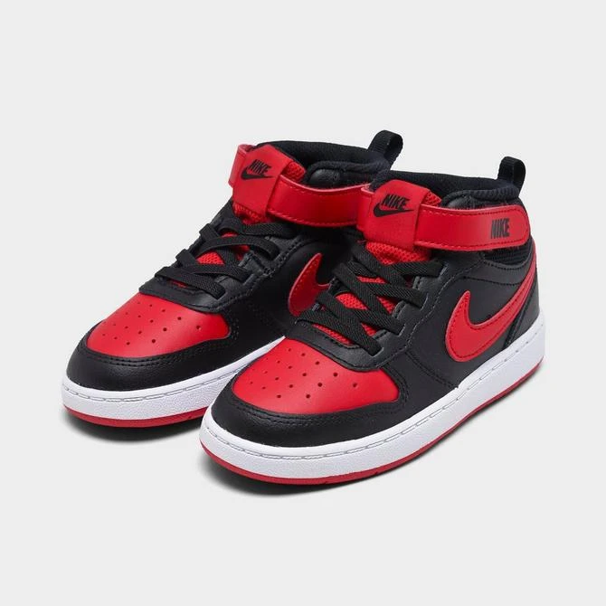 商品NIKE|Kids' Toddler Nike Court Borough Mid 2 Casual Shoes,价格¥225,第2张图片详细描述