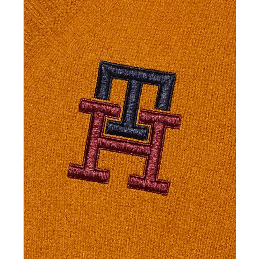 商品Tommy Hilfiger|Men's Monogram Brushed Lambs Wool Sweater,价格¥445,第4张图片详细描述