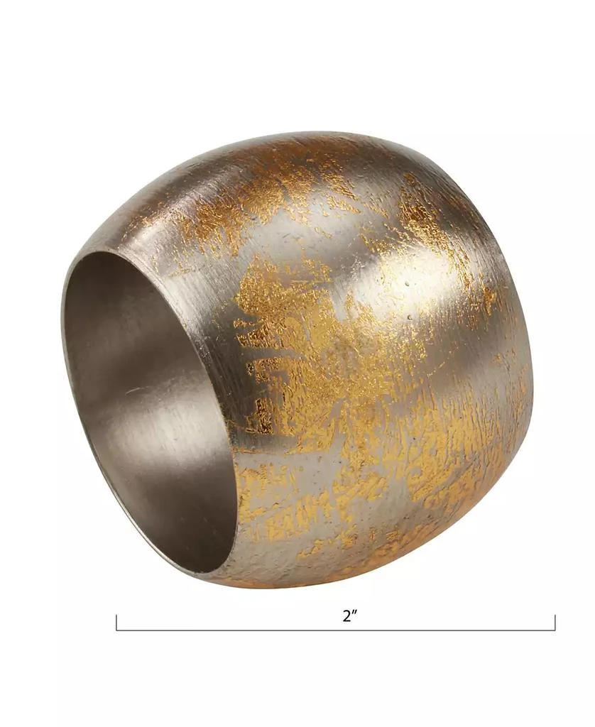 商品Saro Lifestyle|Texture Design Napkin Ring, Set of 4,价格¥410,第4张图片详细描述