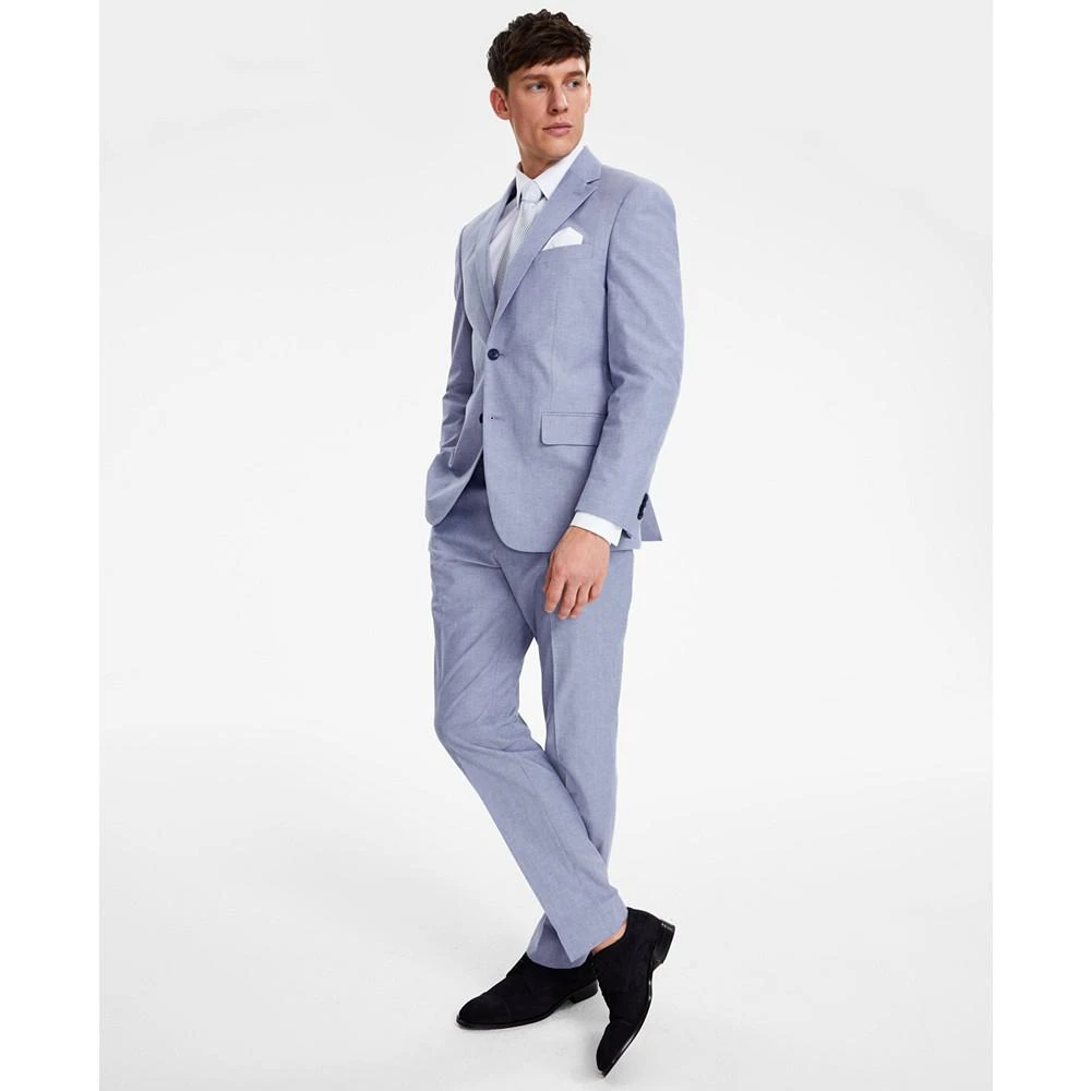 商品Tommy Hilfiger|Men's Modern-Fit TH Flex Stretch Chambray Suit Separate Jacket,价格¥2677,第1张图片