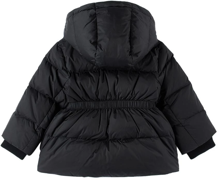 商品Burberry|Baby Black Horseferry Down Jacket,价格¥2218,第2张图片详细描述