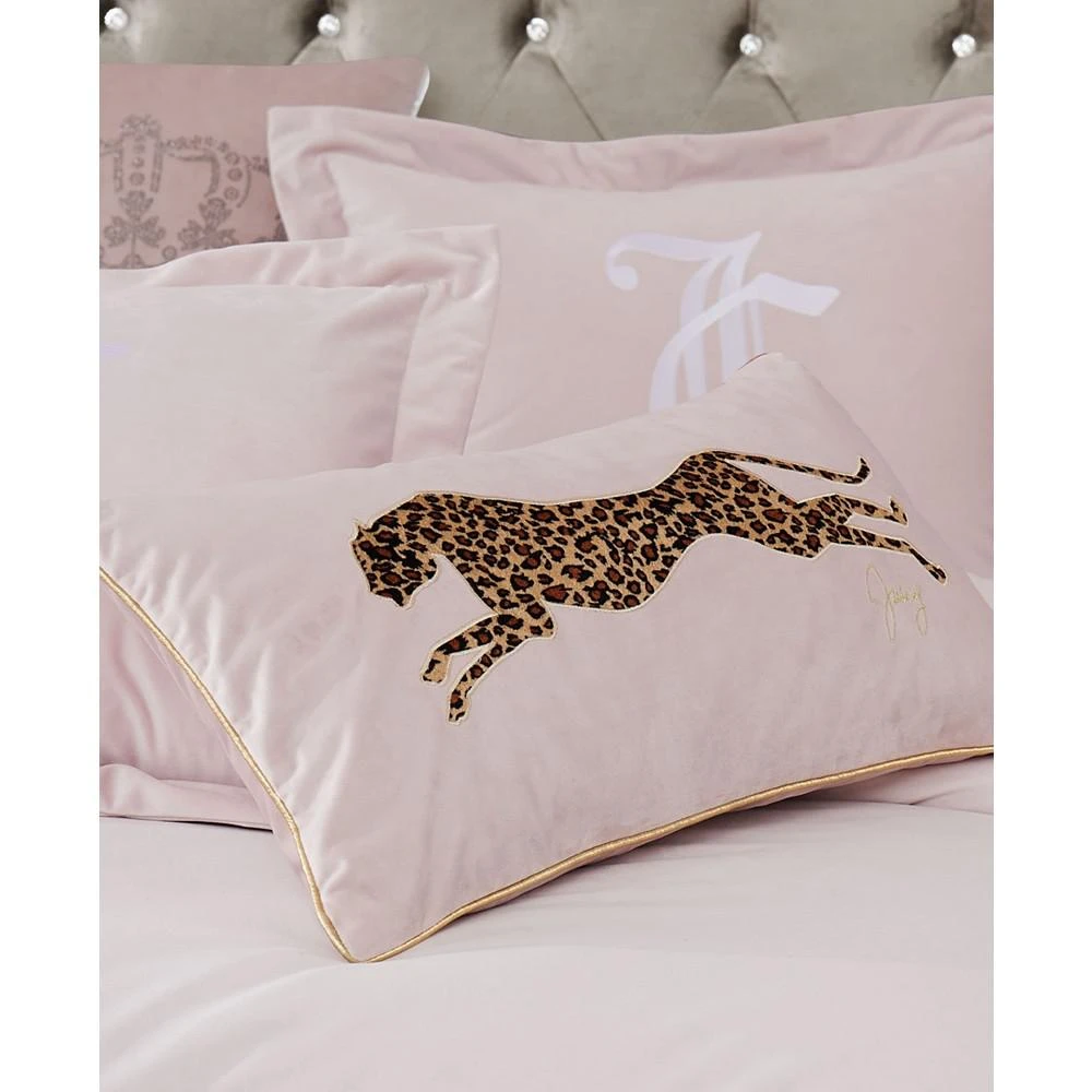 商品Juicy Couture|Velvet Cheetah Decorative Pillow, 14" x 24",价格¥189,第4张图片详细描述