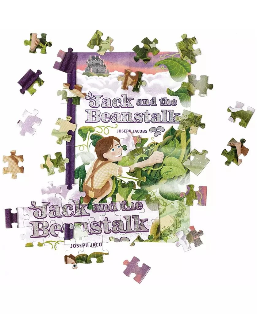 商品University Games|Professor Puzzle Joseph Jacobs' Jack and the Beanstalk Double-Sided Jigsaw Puzzle, 96 Pieces,价格¥98,第4张图片详细描述