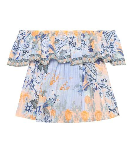 商品Camilla|Embellished printed cotton top,价格¥999,第4张图片详细描述