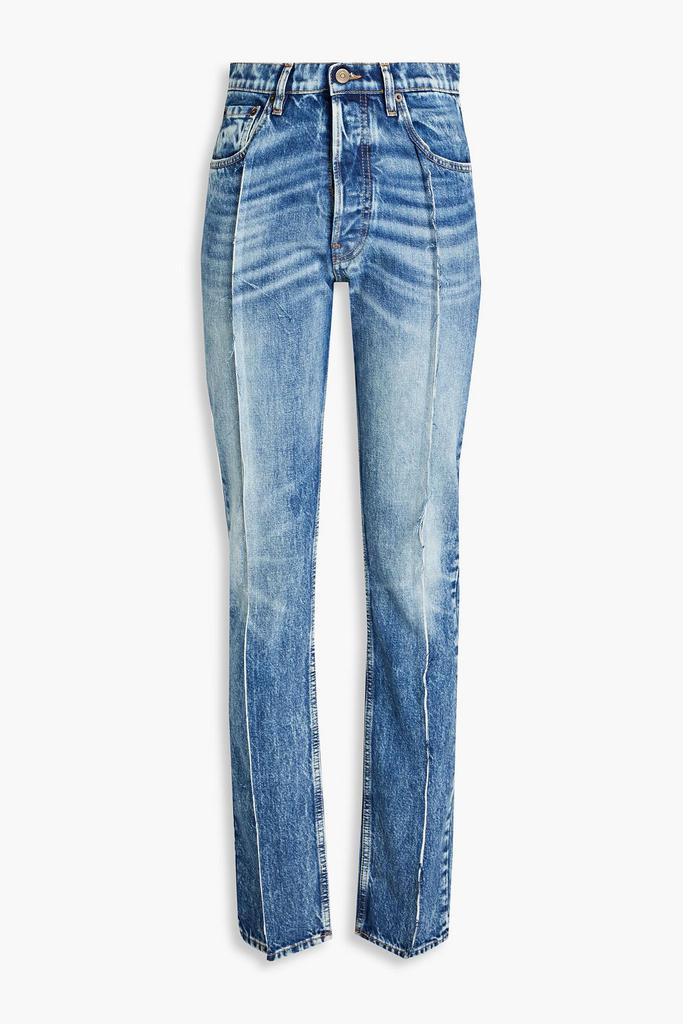MAISON MARGIELA★素敵！Faded high-rise straight-leg jeans MAISON MARGIELA Faded high-rise straight-leg jeans - Jeans