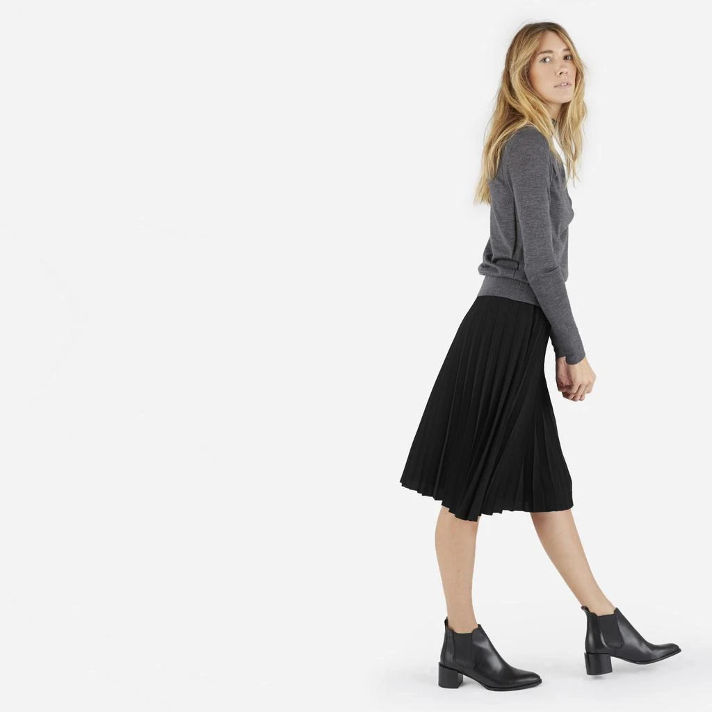 商品Everlane|及膝百褶裙,价格¥325,第1张图片