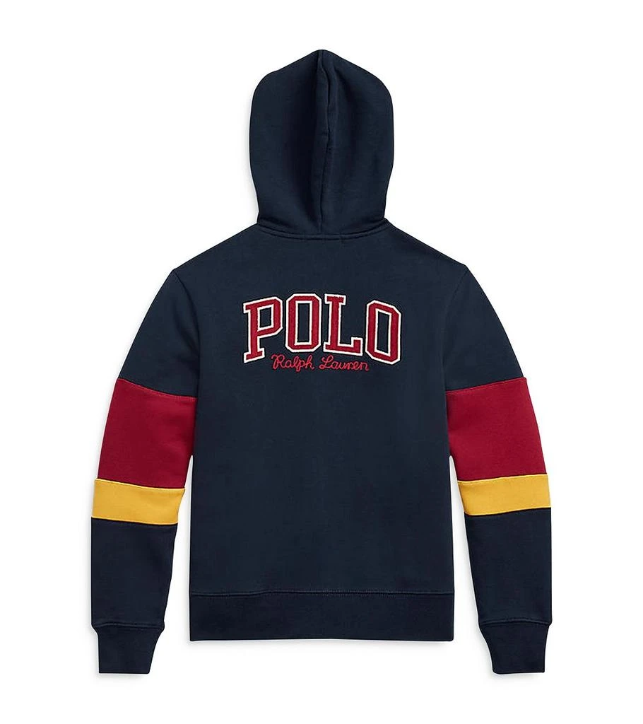 商品Ralph Lauren|Boys' Corduroy Logo Fleece Full Zip Hoodie - Little Kid, Big Kid,价格¥312,第2张图片详细描述