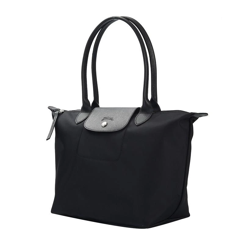 商品[国内直发] Longchamp|珑骧 LONGCHAMP 女士LE PLIAGE NÉO系列黑色小号长柄织物手提单肩包饺子包 L2605 598 001,价格¥785,第3张图片详细描述