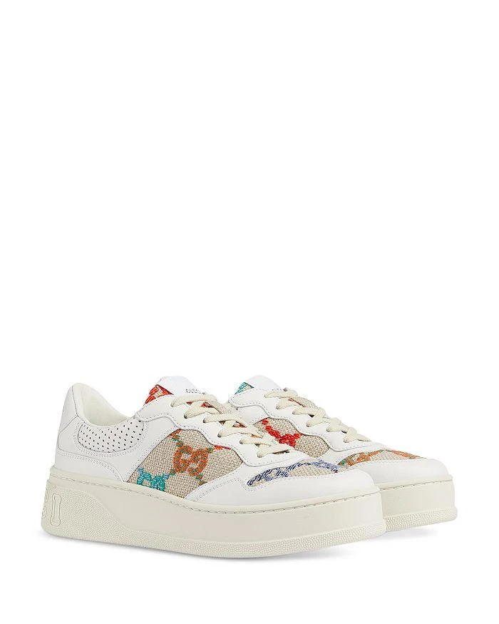 Women's GG Logo Platform Low Top Sneakers 商品