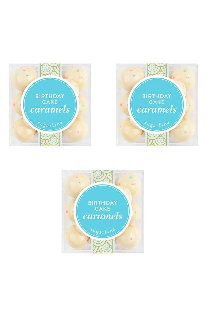 商品sugarfina|Birthday Cake Caramels Set of 3 Candy Cubes,价格¥214,第1张图片