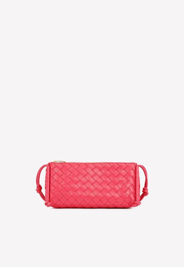 商品Bottega Veneta|Intrecciato Pouch Bag with Knotted Strap,价格¥10246,第1张图片
