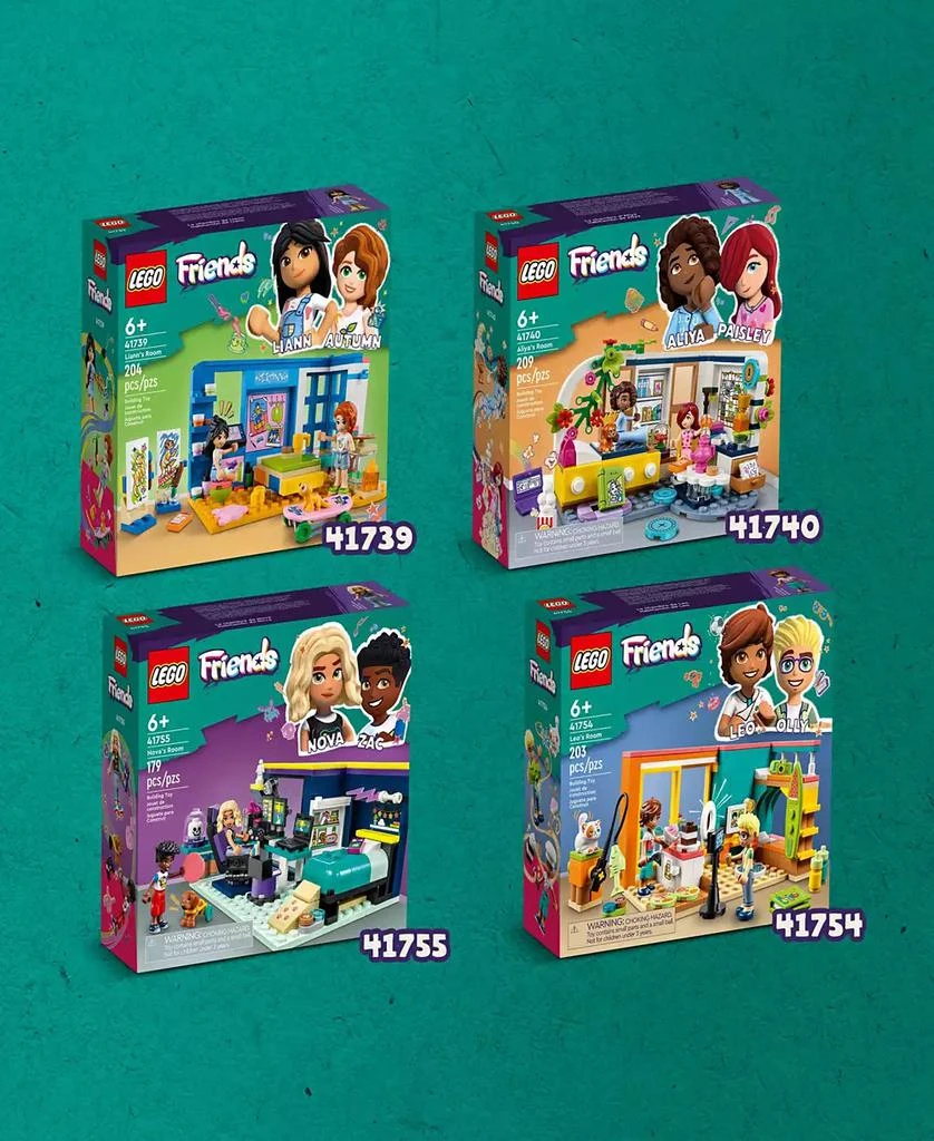 商品LEGO|Friends Nova's Room 41755 Toy Building Set with Nova, Zac and Dog Figures,价格¥149,第5张图片详细描述