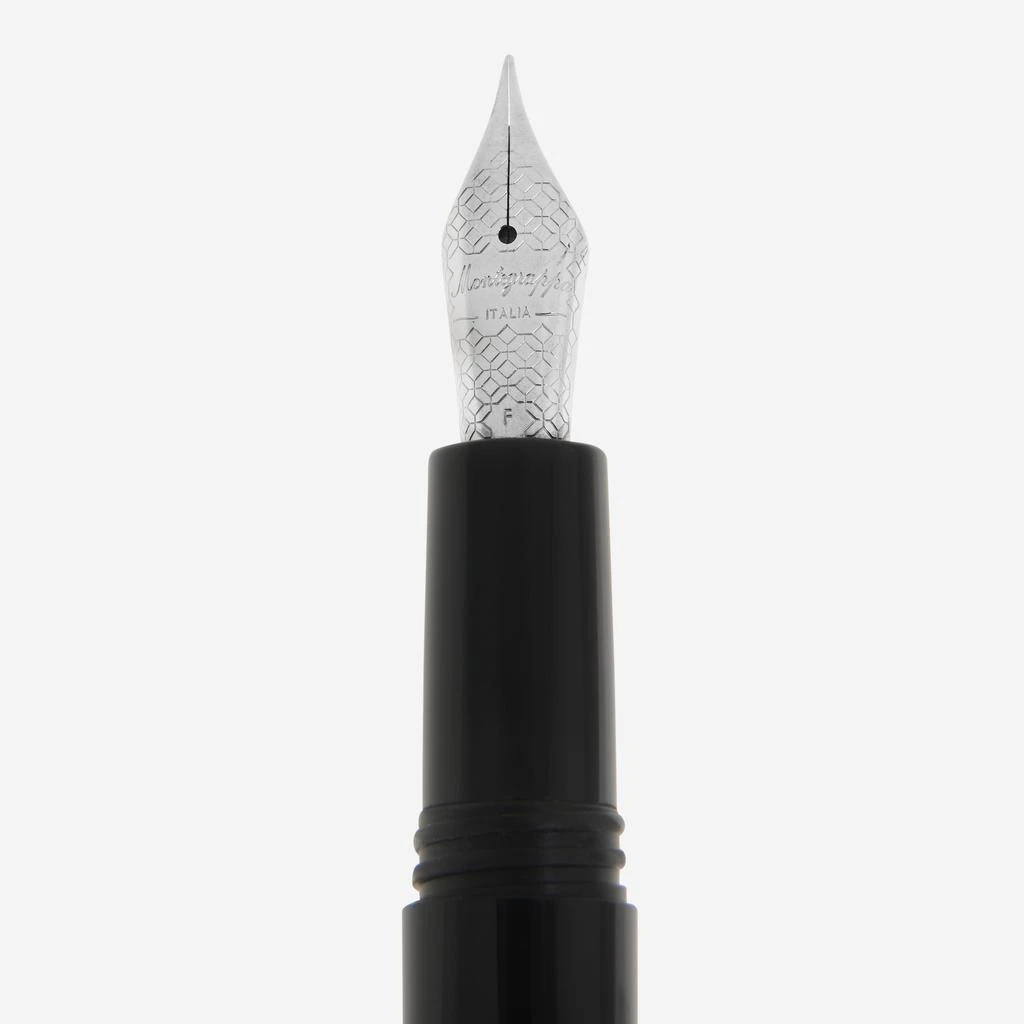 商品Montegrappa|Montegrappa Fortuna Black with Black Trim Fountain Pen (F) ISFOR2LC,价格¥1273,第3张图片详细描述