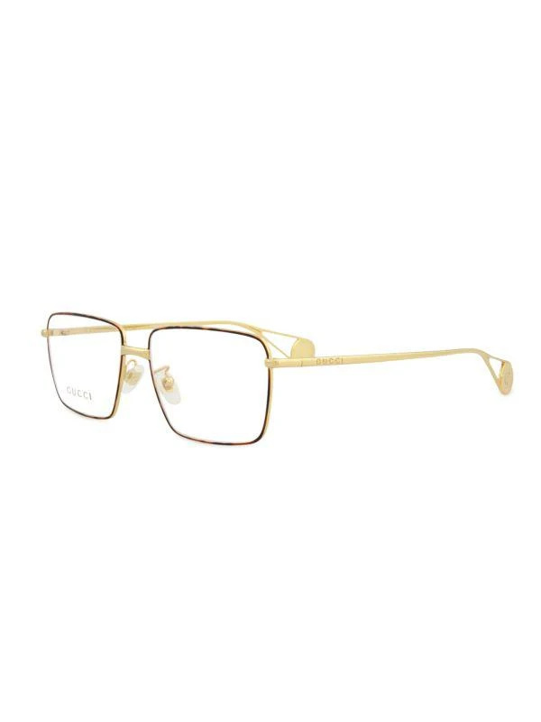 商品Gucci|55MM Rectangle Eyeglasses,价格¥1204,第4张图片详细描述