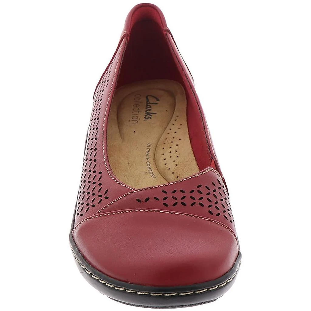 商品Clarks|Cora Iris Womens Leather Slip On Loafers,价格¥662,第3张图片详细描述