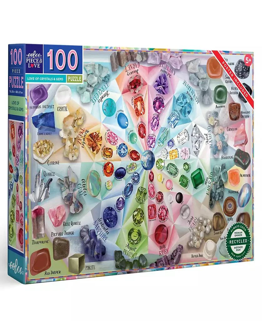 商品Eeboo|Love Of Crystals Gems Puzzle,价格¥127,第1张图片