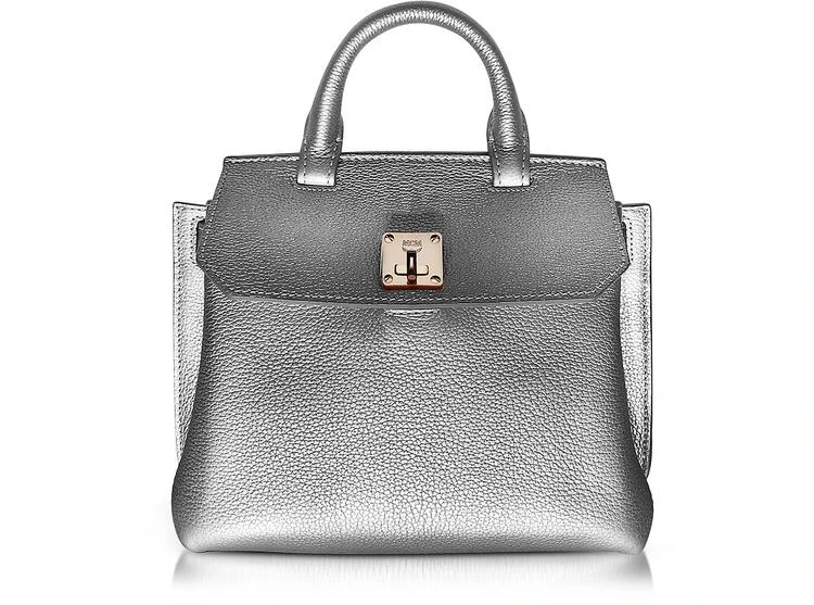 商品MCM|Milla Spike Silver Park Avenue 皮革小号斜挎包,价格¥3451,第1张图片