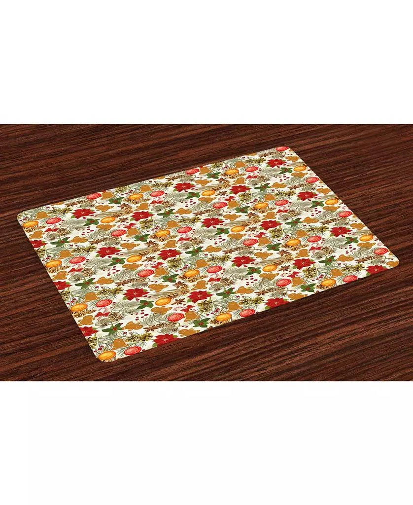 商品Ambesonne|Christmas Place Mats, Set of 4,价格¥227,第1张图片