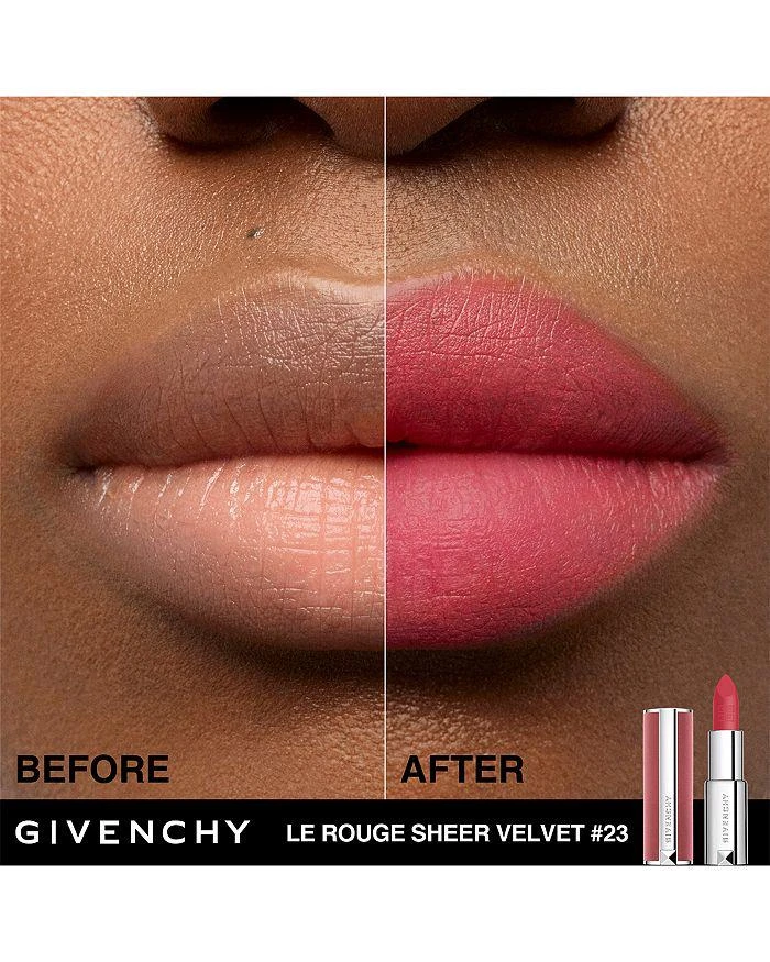 商品Givenchy|Le Rouge Sheer Velvet Matte Lipstick,价格¥333,第4张图片详细描述