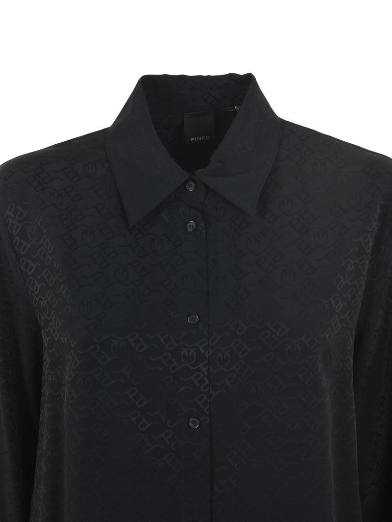 PINKO  "Smorzare 37" shirt jacquard crepe de chine商品第4张图片规格展示