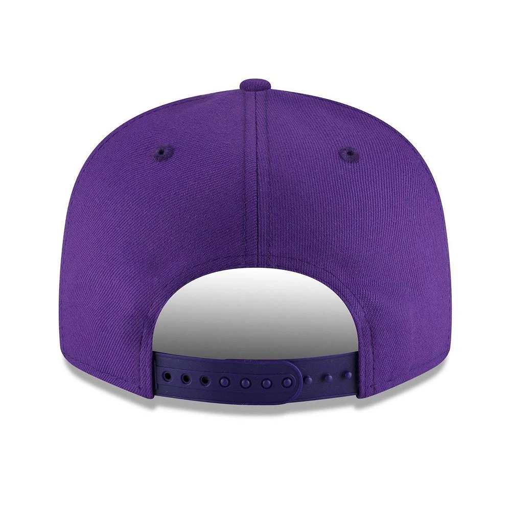 商品New Era|Men's Purple Los Angeles Lakers Back Half 9FIFTY Snapback Adjustable Hat,价格¥268,第5张图片详细描述