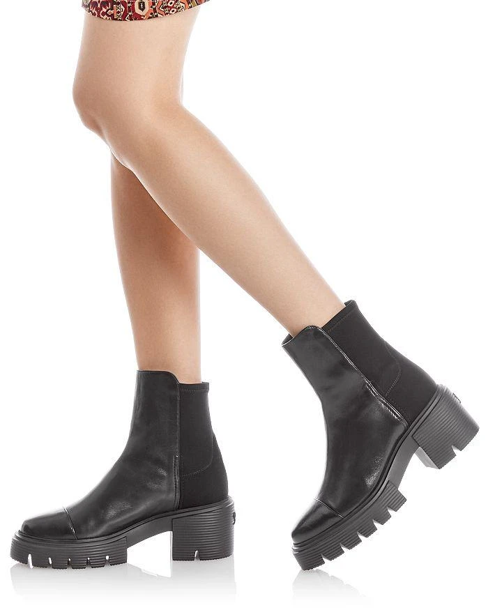商品Stuart Weitzman|Women's Soho 5050 Lug Sole Booties,价格¥2659,第3张图片详细描述