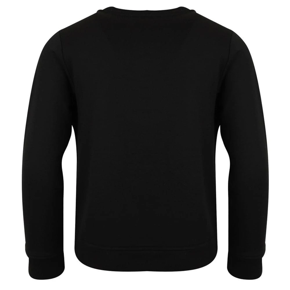 商品Emporio Armani|Black Crew Neck Logo Sweatshirt,价格¥516,第3张图片详细描述