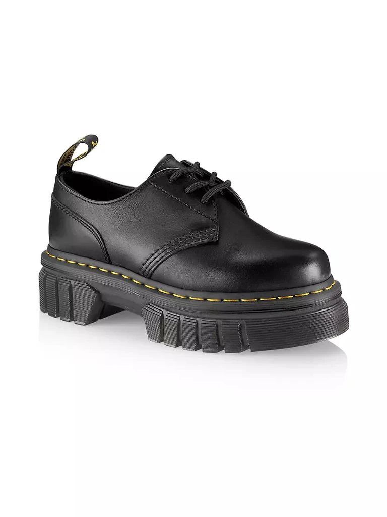 商品Dr. Martens|Audrick 3-Eye Leather Platform Shoes,价格¥669,第2张图片详细描述