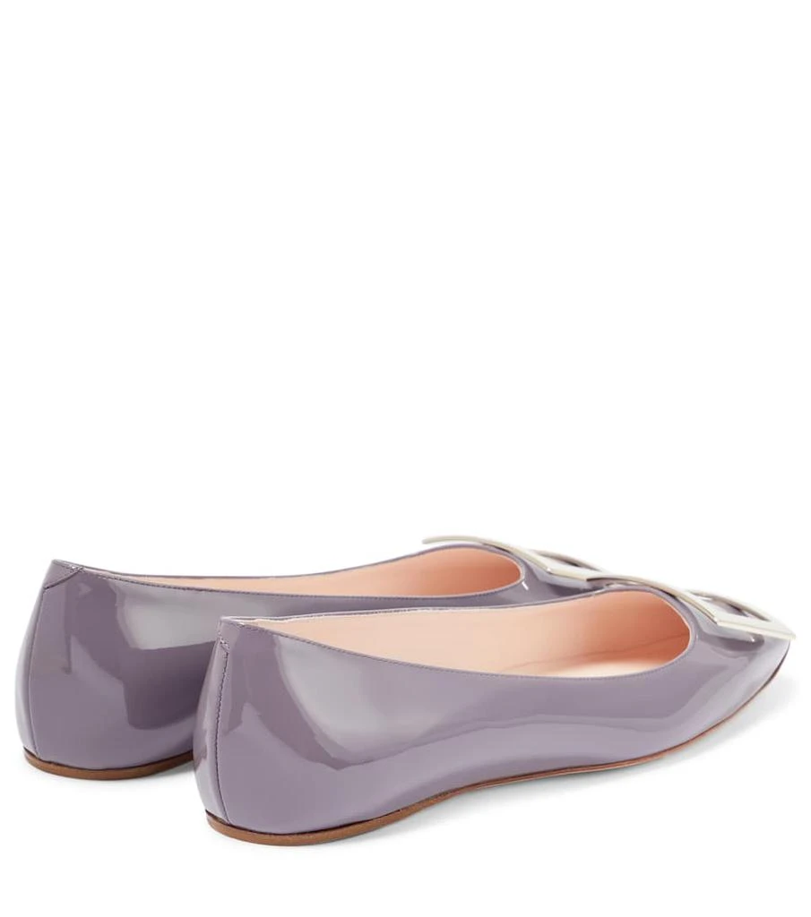 商品Roger Vivier|Trompette leather ballerinas,价格¥5405,第3张图片详细描述