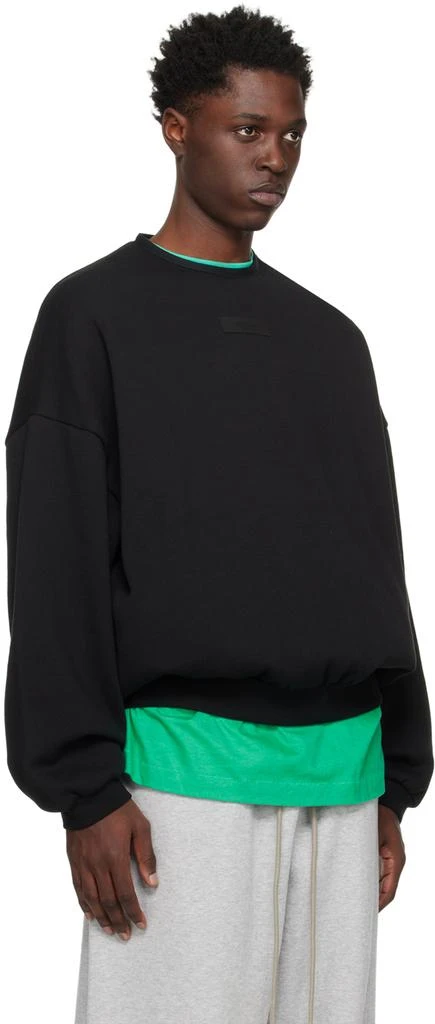 商品Essentials|Black Crewneck Sweatshirt,价格¥664,第2张图片详细描述