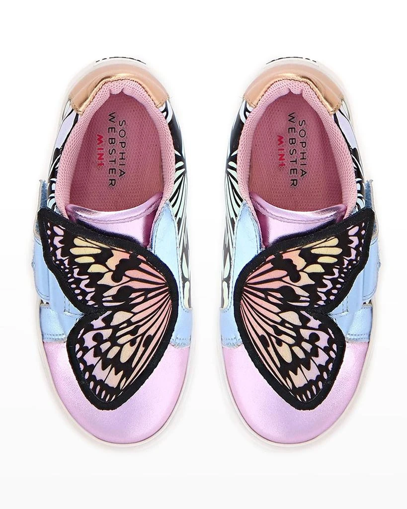 商品Sophia Webster|Girl's Metallic Leather Butterfly Low-Top Sneakers, Size Baby/Toddler/Kid,价格¥1083,第3张图片详细描述