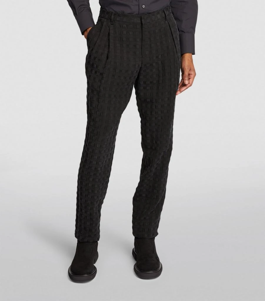 商品Giorgio Armani|Textured Trousers,价格¥9457,第3张图片详细描述