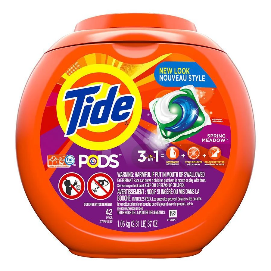 商品Tide|Pods Liquid Laundry Detergent Pacs Spring Meadow,价格¥97,第1张图片