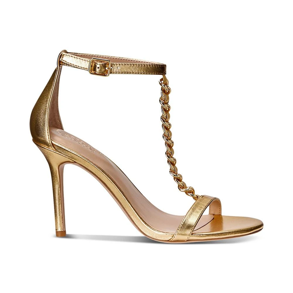 商品Ralph Lauren|Women's Kate T-Strap Dress Sandals,价格¥1240,第2张图片详细描述