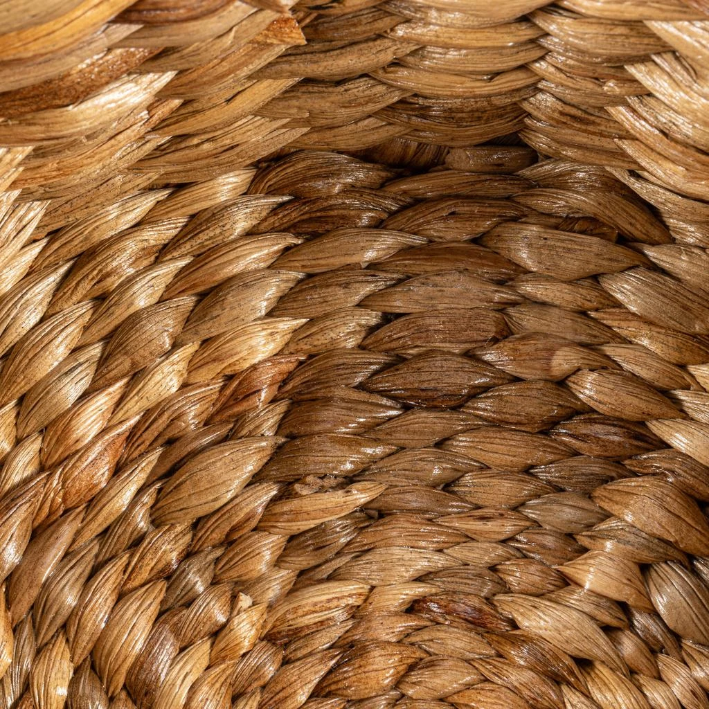 商品happimess|Gouda Southwestern Hand-Woven Hyacinth Circular Nesting Baskets with Wood Lids, Natural (Set of 3),价格¥822,第4张图片详细描述