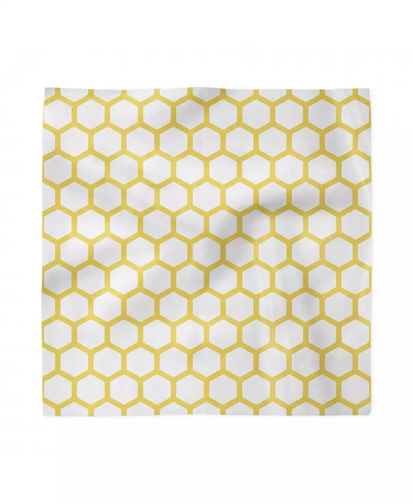 商品Ambesonne|Hexagonal Comb Set of 4 Napkins, 12" x 12",价格¥150,第2张图片详细描述