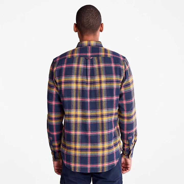 商品Timberland|Heavy Flannel Check Shirt for Men in Navy,价格¥525,第2张图片详细描述