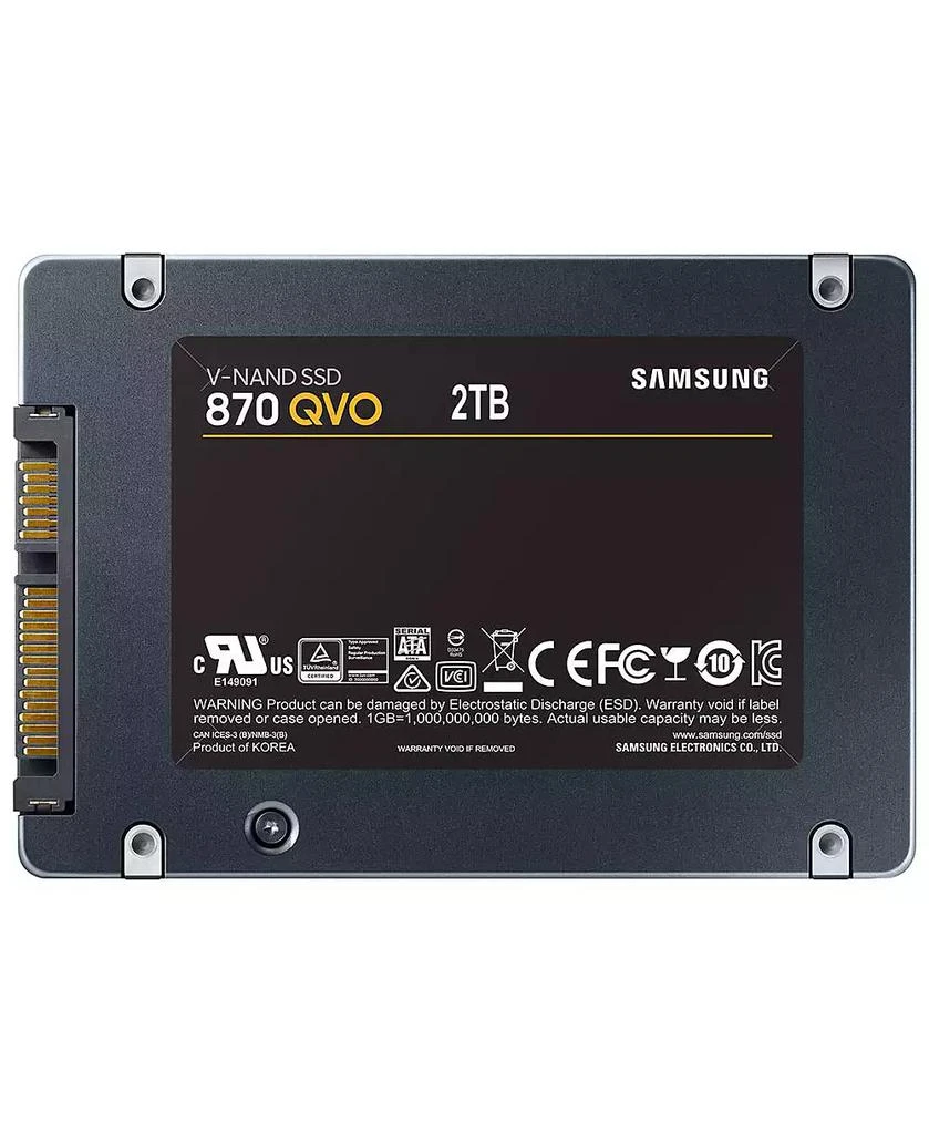 商品SAMSUNG|QVO SATA III 2.5 inch SSD 2TB,价格¥1765,第1张图片