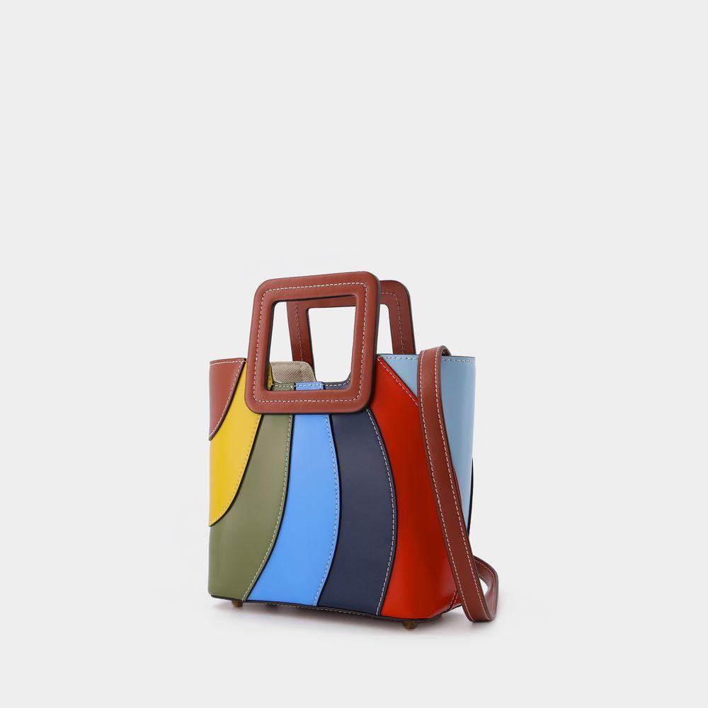商品Staud|Riviera Shirley Mini Bag in Rainbow Leather,价格¥1908,第4张图片详细描述