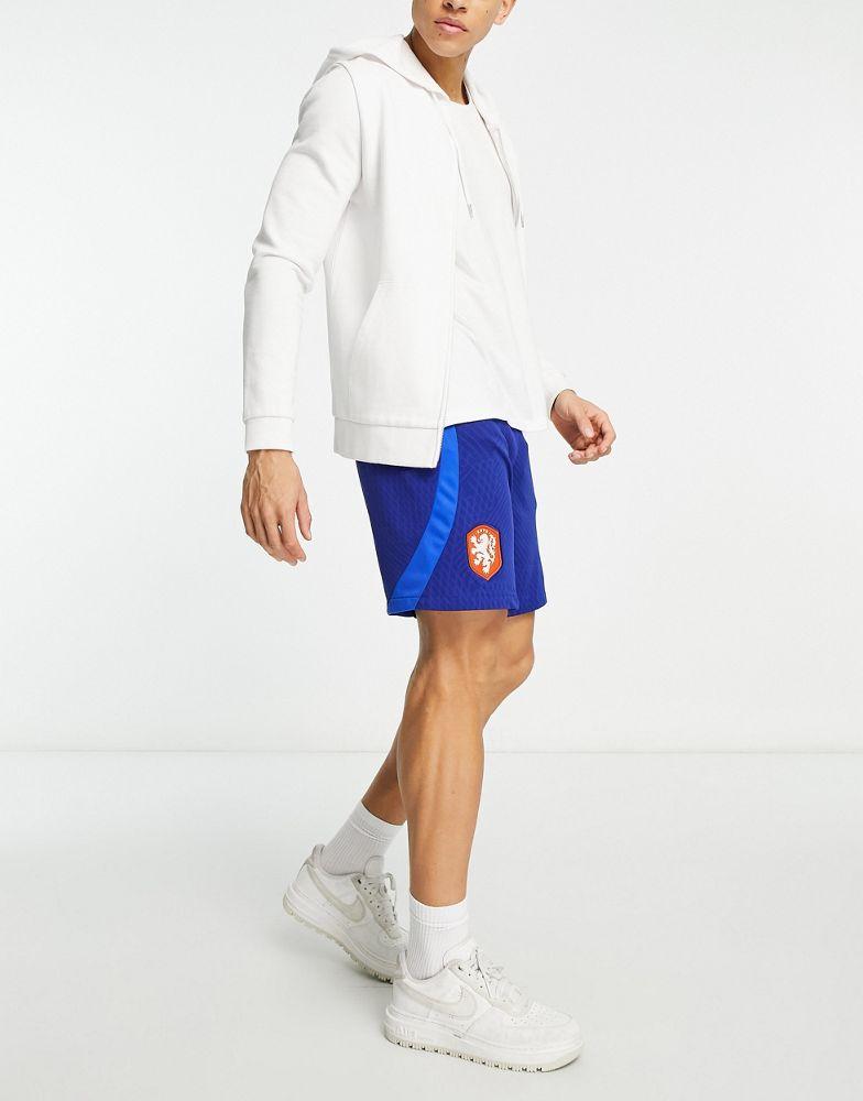 Nike Football World Cup 2022 Netherlands unisex shorts in blue商品第2张图片规格展示