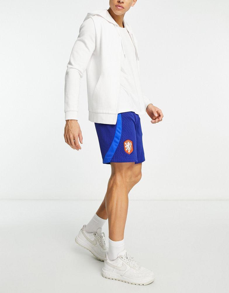 商品NIKE|Nike Football World Cup 2022 Netherlands unisex shorts in blue,价格¥265,第4张图片详细描述