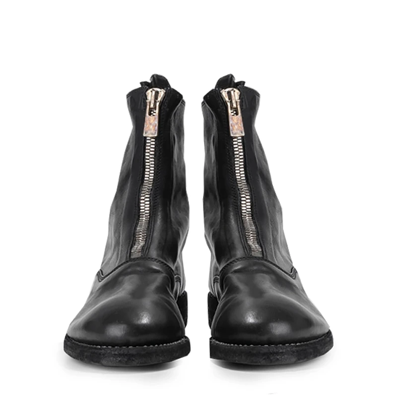 GUIDI 黑色女士踝靴 210-SOFT-HORSEFG-BLKT 商品