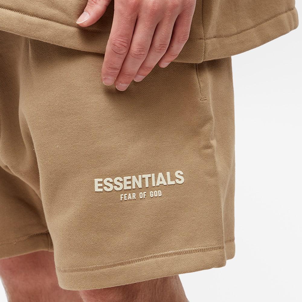 商品Essentials|Fear of God ESSENTIALS Logo Sweat Short - Oak,价格¥587,第7张图片详细描述