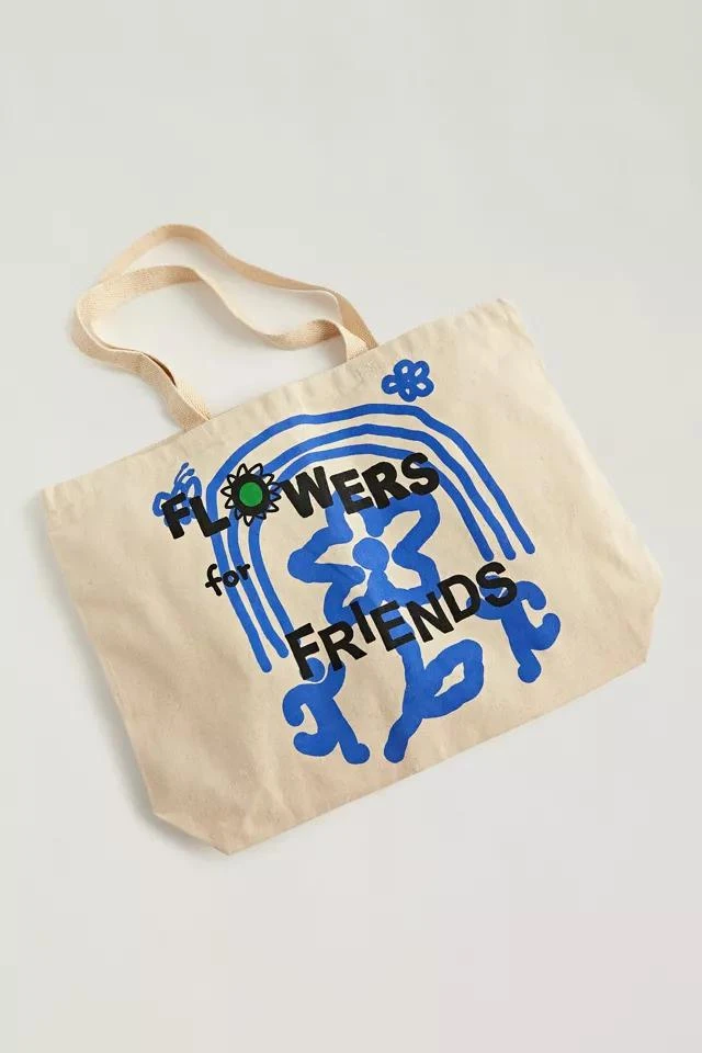 商品Urban Outfitters|Flowers & Friends Tote Bag,价格¥114,第1张图片